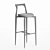 Modern Gray Bar Chair: Collector Studio 3D model small image 4