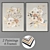 2-Piece Wall Painting Set with Multiple Frame Options 3D model small image 1