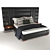 Modern Designer Amazon Bed Set 3D model small image 1