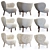 Cozy Little Petra Armchair 3D model small image 1