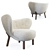 Cozy Little Petra Armchair 3D model small image 3