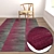 Stylish Carpet Set 2077 3D model small image 5