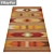 Luxury Carpet Set 3-Piece 3D model small image 2