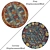 Versatile Round Carpet Set 3D model small image 2