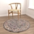 Round Carpets Set: Versatile and Realistic 3D Rugs 3D model small image 4