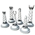 Classic Chess Set: 315mm x 315mm 3D model small image 5