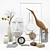 Elegant Decorative Set 12 3D model small image 1