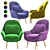 Modern Tomorrov Armchair 3D model small image 3