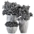 Rock Pot Outdoor Tree Set 136 3D model small image 5