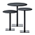 Sleek Lava High Tables 3D model small image 2