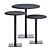 Sleek Lava High Tables 3D model small image 3