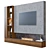 Modern TV Wall Unit 3D model small image 2