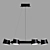 Elegant LED Pendant Chandelier 3D model small image 2