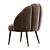 Comfortable Daisy Armchair: Stylish, Compact Design 3D model small image 4