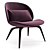 Sleek and Modern Gubi Chair 3D model small image 6
