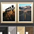 Art Frame 644: Versatile Frames with Textured Finishes 3D model small image 1