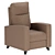 Modern Recliner Armchair | Stylish & Comfortable 3D model small image 1