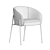 Luxuriously Chic Rimo Dining Chair 3D model small image 4