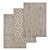 High-Quality 3-Piece Carpet Set 3D model small image 1