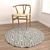 Versatile Set of 6 Round Carpets 3D model small image 4