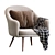 Comfort Meets Style: Deephouse Magrib Armchair 3D model small image 1