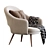 Comfort Meets Style: Deephouse Magrib Armchair 3D model small image 3