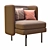 Modern Lounge Chair Bloke 3D model small image 1