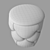 Velvet Pouf: 3D Model 3D model small image 4