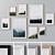 Multi-color Photo Frames Set 3D model small image 1