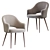 Maghreb Accent Chair in Mint with Black Legs 3D model small image 1