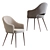 Maghreb Accent Chair in Mint with Black Legs 3D model small image 2