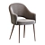 Maghreb Accent Chair in Mint with Black Legs 3D model small image 3