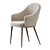 Maghreb Accent Chair in Mint with Black Legs 3D model small image 4