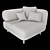 Modular DP1 Section - Stylish & Versatile Sofa 3D model small image 3