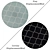 Versatile Round Carpet Set 3D model small image 2