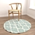 Round Carpets Set 80: Variety of Styles for Perfect Renders 3D model small image 4