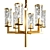 Sleek Modern Brass Decor 3D model small image 1