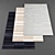 Fashionable Rugs Set: 3 Designs 3D model small image 1
