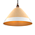 Zara Home Ceramic Ceiling Lamp 3D model small image 5