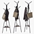 Modern Valdosta Coat Rack 3D model small image 2