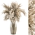 Dried Pampas Bouquet - Dry Plants 3D model small image 1