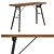 Industrial Brandywine Console Table 3D model small image 1