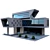 High-Tech Monolith House 3D model small image 1