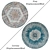  Round Carpet Set: Versatile and Stylish 3D model small image 5