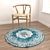  Round Carpet Set: Versatile and Stylish 3D model small image 2