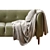 Blaze 3-Seater Sofa: Modern Elegance in Your Living Room 3D model small image 3