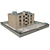 Realistic School Building Model 3D model small image 1