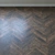 Rustic Oak Parquet Flooring 3D model small image 3