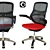 Sleek Fabric Modern Office Chair 3D model small image 1