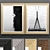 Modern Art Frame Set - 2 Frames, 4 Textures 3D model small image 1